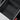 Black armrest storage box set with upper tray insert and molded compartments