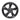 Gunmetal grey multi-spoke 19-inch wheel cover with round center cap