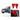 Goya red dash side panel cover trim, textured two-piece triangular insert set.