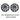 Matte black pair of replacement wheel covers, multi-spoke pattern for 18-inch wheel