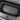 Black TPE long trunk tray mat with ribbed grip ridges