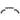 Glossy black front lip spoiler bracket pieces for front bumper
