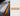Alcantara dash trim cover set with orange accent strip; two pieces shown