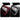 Tesla alcantara rear screen trim cover, red border with textured edge