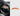 Steering wheel upper trim cover with orange suede-like Alcantara strip