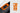 Alcantara window switch panel wrap sticker with orange insert and four switch cutouts