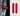 Seat belt wrap sticker set in goya red, textured oval pads (2) shown on a light background.