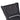 Charging pad overlay with dark matte face and three silver oval arrow insets