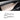 Glossy carbon-fiber interior door trim strips, black set of several pieces