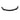 Glossy black ABS front lip spoiler piece with mounting tabs, shaped for front bumper