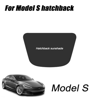 Black hatchback sunshade panel, single curved reflective cover