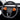 Steering wheel upgrade kit with mango orange Alcantara center panel and controls