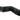 Black carbon fiber front bumper inlay with central seam and glossy weave texture