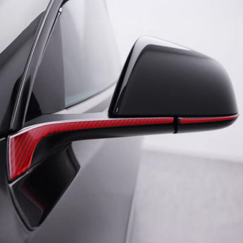 Carbon Fiber Mirror Cap Trim for Tesla Model 3/Y
