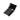 Black carbon fiber rear console base cover panel with smooth curved profile
