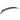 Carbon fiber rear wing spoiler with slender curved shape and dark textured weave
