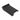 Black TPE anti-kick console protector insert, wide curved panel with central notch