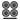 Set of four 18-inch aero wheel covers, dark satin black multi-spoke