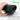 Black flexible molded organizer insert held by hand, soft pliable texture