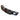 Rear diffuser bumper lip with red LED brake light, black glossy finish