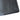 Black textured camping table surface with rounded corner and small center slot