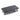 Folding car center console table tray, dark gray with two-panel top