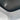 Dark fabric sunroof sunshade with black border trim