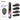 Stealth gray body paint touch-up pen labeled TES-7 with vehicle color preview