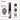 Cinder gray wheel paint touch-up pen labeled TES-27 shown with wheel cover images