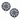 Matte black aero hubcap with turbine-style spokes, marked L and R