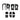 Carbon fiber window switch trim cover set with molded pieces and switch icons.