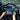 Car interior with steering wheel and dashboard screen showing app icons