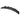 Black carbon fiber rear diffuser with curved lip and raised triangular fin pieces