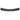 Isolated black trunk sill plate protector with ribbed tread and center slot