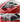 Carbon fiber side mirror covers on a red car, shown from multiple angles
