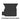 Black TPE rear trunk mat with ribbed grip texture and centered Model X logo