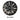 19-inch black matte wheel cover with multi-spoke design and center cap