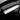 Car door trim cover strip in white and dark gray on interior panel