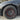 Black 18-inch wheel cover with 10-split spokes and center hub