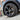 Gunmetal grey multi-spoke wheel cover on tire, 19-inch with center cap