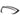 Carbon fiber fog light trim piece with textured weave edge and glossy silver trim