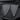 Charcoal black alcantara trim pieces, two triangular inserts with textured finish.
