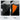 Alcantara dash side panel cover trim, before/after view with orange insert