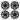 Model Y Juniper 2025+ Helix 20" OEM Style Wheel Covers | Matte Black