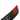 Front bumper grille insert edge view with black frame and red reflector detail.