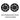 Pair of black 19-inch wheel cover hubcaps with Uberturbine multi-spoke design.
