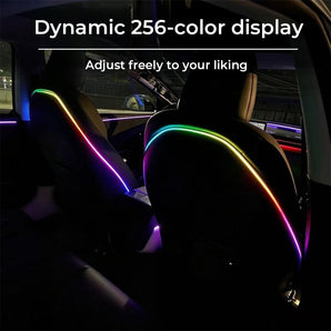 RGB Seat Back Ambient Lighting for Tesla Model 3 Highland / Model Y Juniper