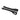 Black seat gap filler strip with two oval mounting holes