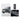 Charcoal gray Alcantara center console wrap sticker insert with silver accent strip