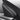 Alcantara front door tweeter trim cover, charcoal strip detail